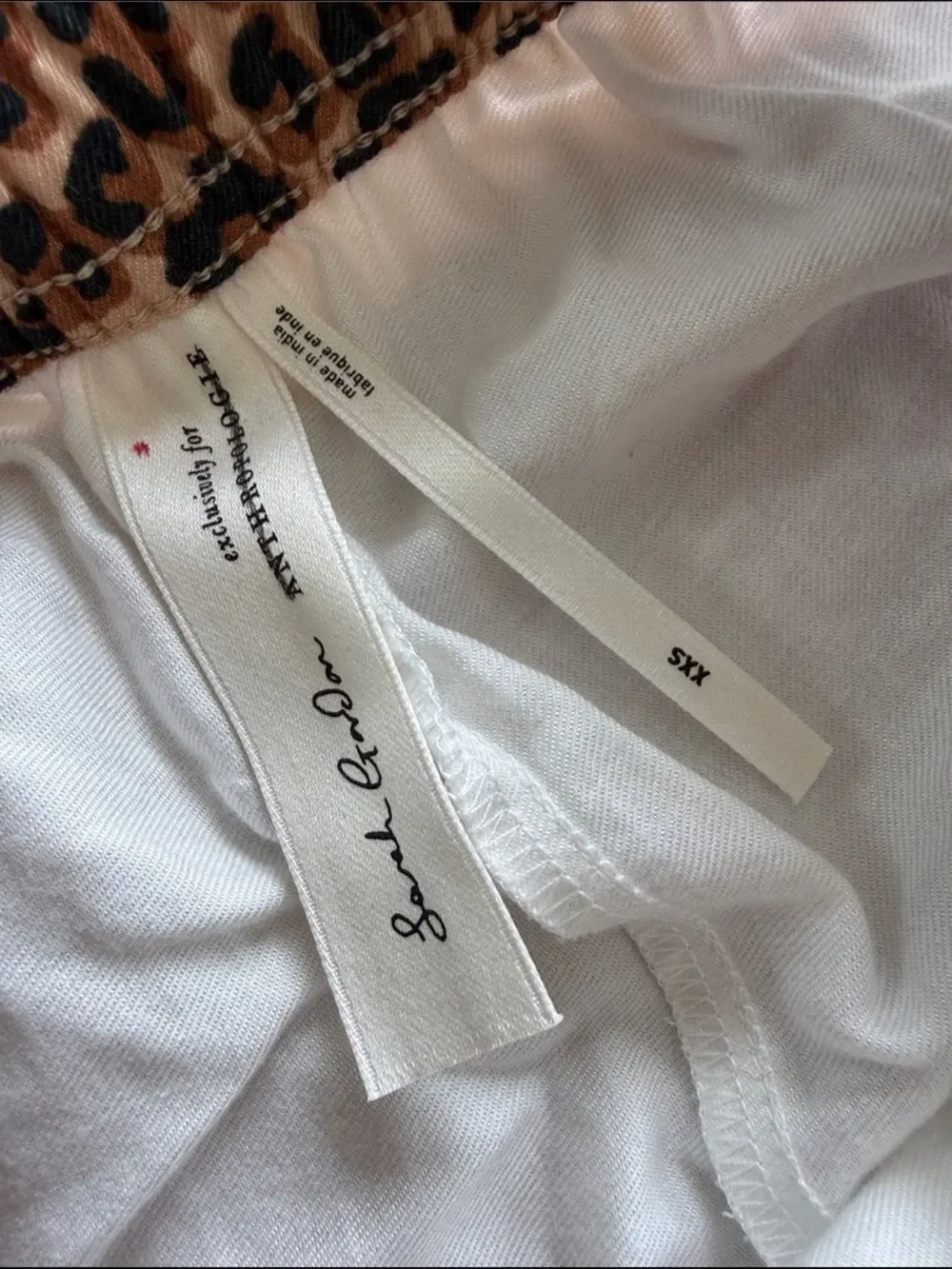 Nee Anthropologie Celandine x Sarah Gordon Linen Blend Wide-Leg Pants Size 2Xs